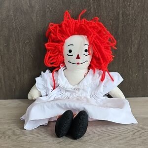 Raggedy Ann Embroidered I Love You 16" Plush Doll